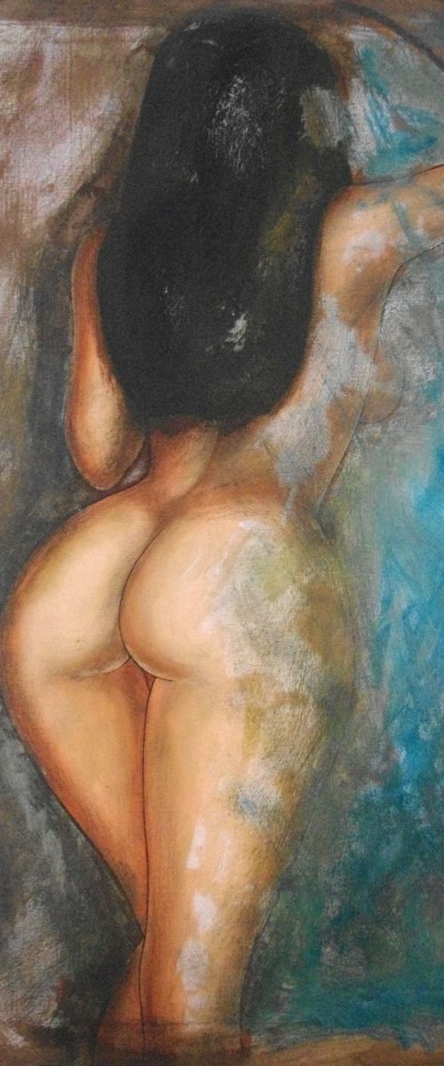 "Glorious" - nudes & erotic, figurative, contemporary art painting by Joel Imen