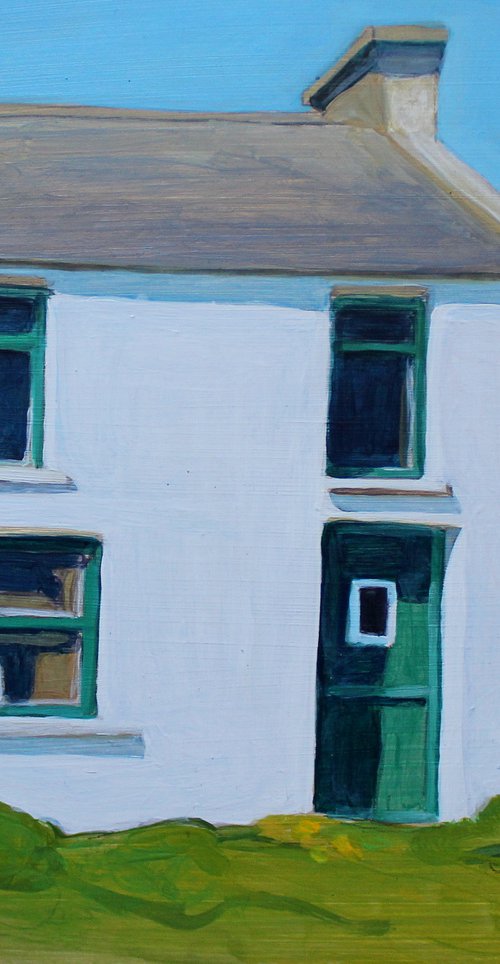 House with Green Door, Inishbofin (Donegal) by Emma Cownie