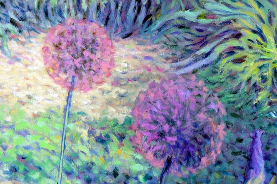 Irises dancing in the sun