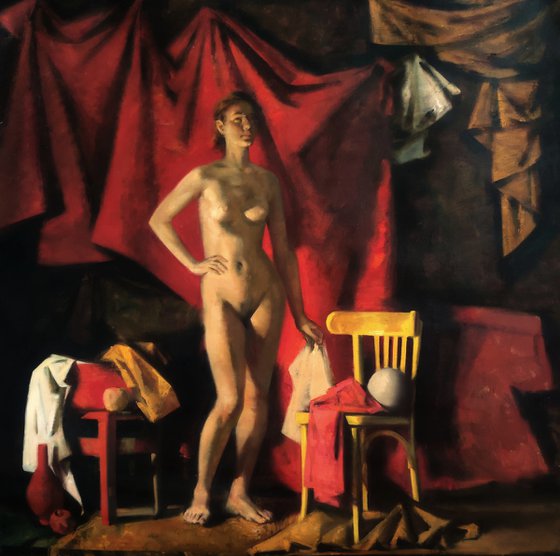 Nude and a still-life
