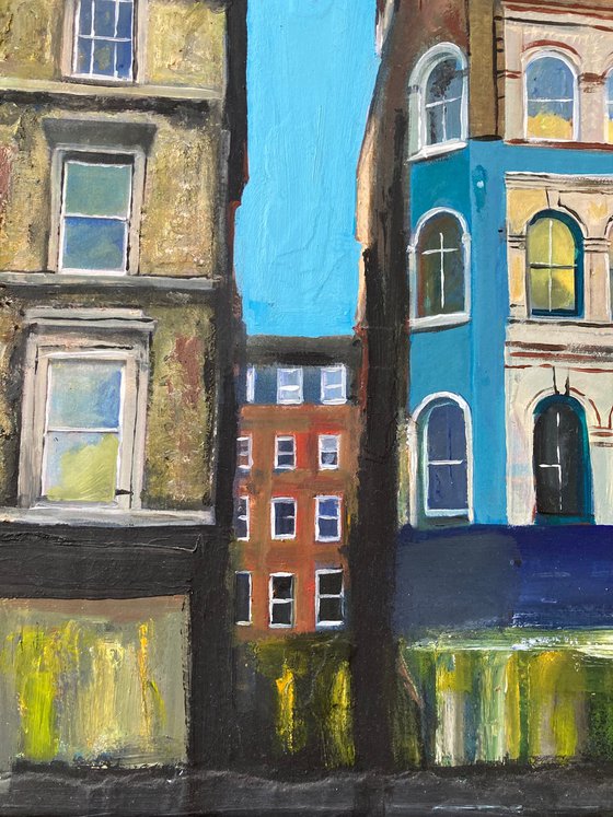 One End of Tisbury Court, Soho, London