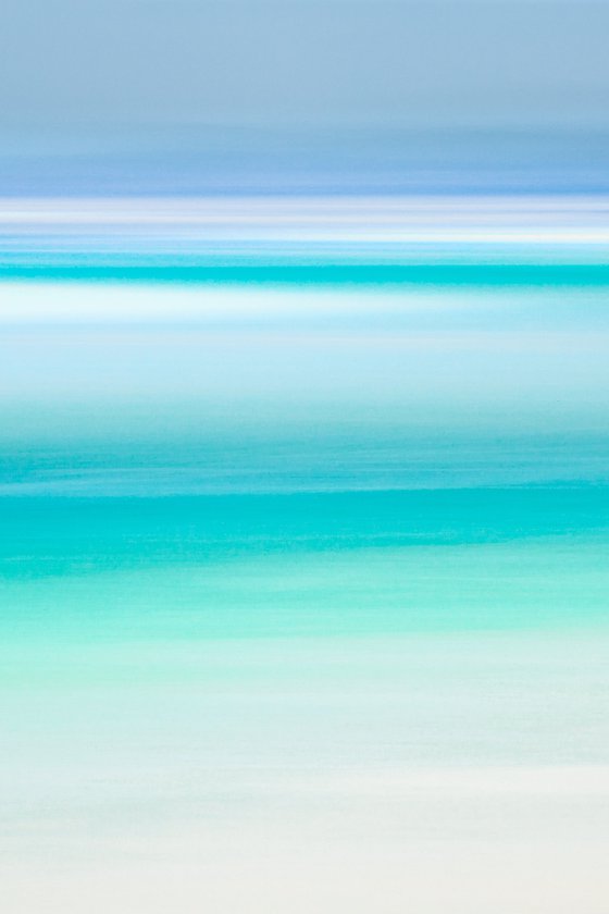 Aquamarine Whispers Tryptich