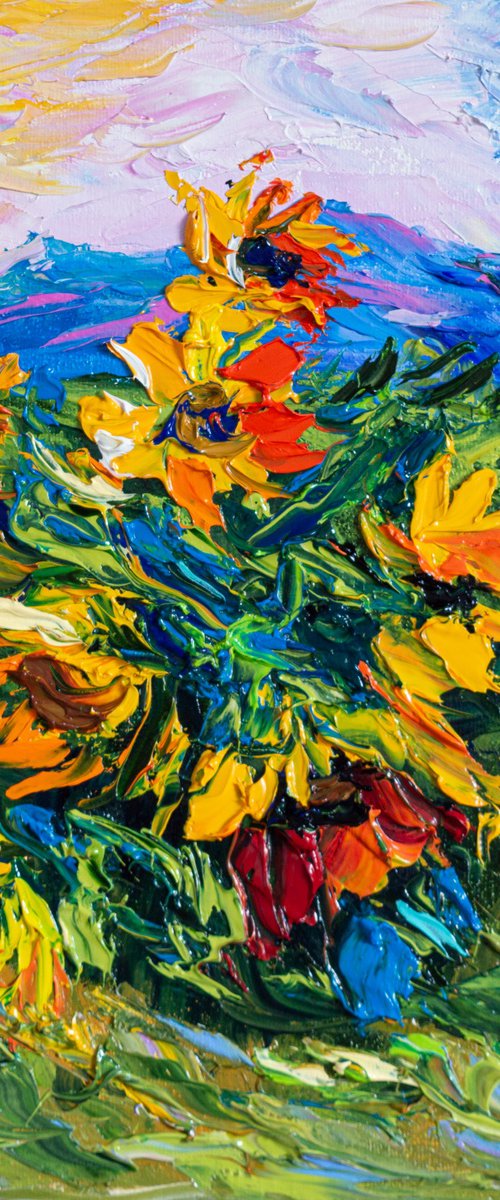 Windy flowerse's blues by Vladyslav Durniev