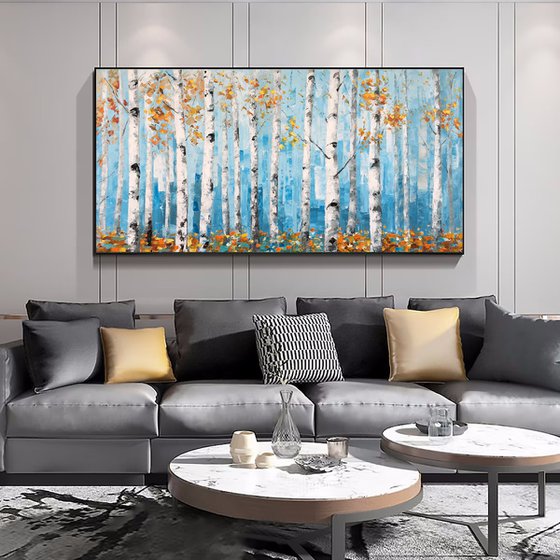 Birch trees forrest z048