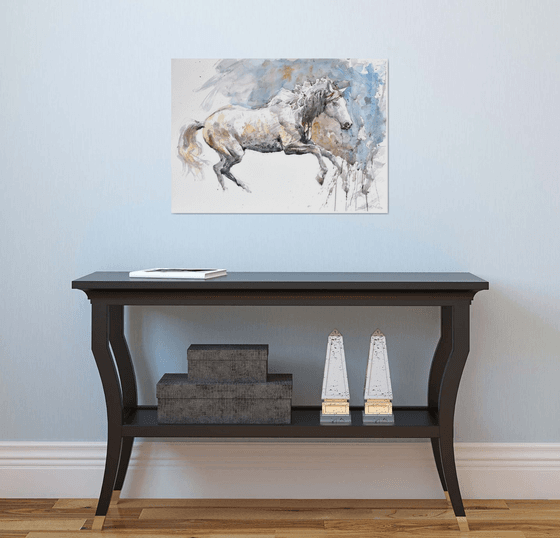 Running horse (70x50)