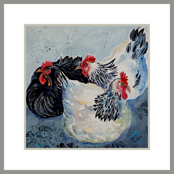 Three Hens