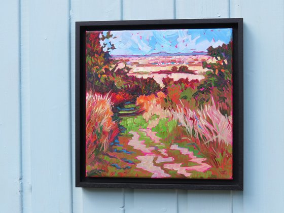 Blakeney Marshes from Friary Hills - Norfolk Coast