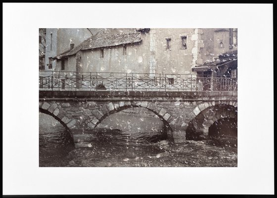 " Rain. Old city. Annecy. France " Limited edition 1 / 15