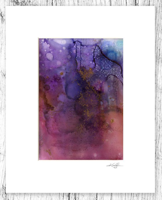 A Mystic Encounter 45 - Zen Abstract Painting by Kathy Morton Stanion