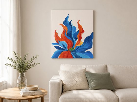 Luminous Botanica-Blue Flame