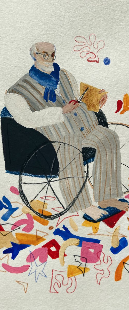 Portrait of Henri Matisse by Anastasia Mazur-Skrobova
