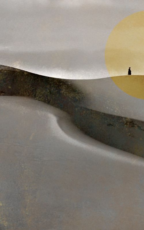 Saharan sand sun by Louise O'Gorman