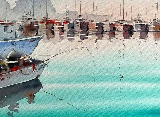Dock with Boats
