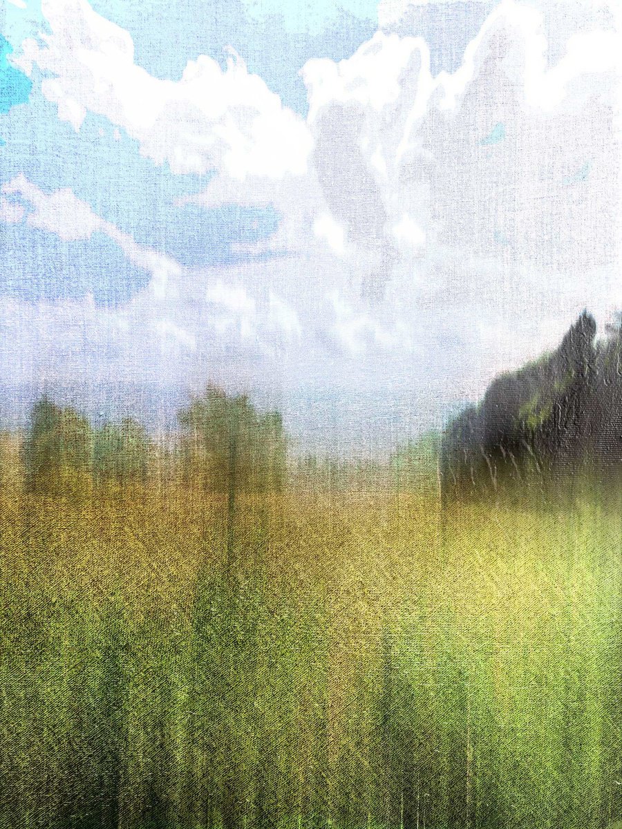 Impressionistic Portrait Acrylic Painting By Dario Moschetta, 24 X 31, Life Is A Dream 2, Original Artwork