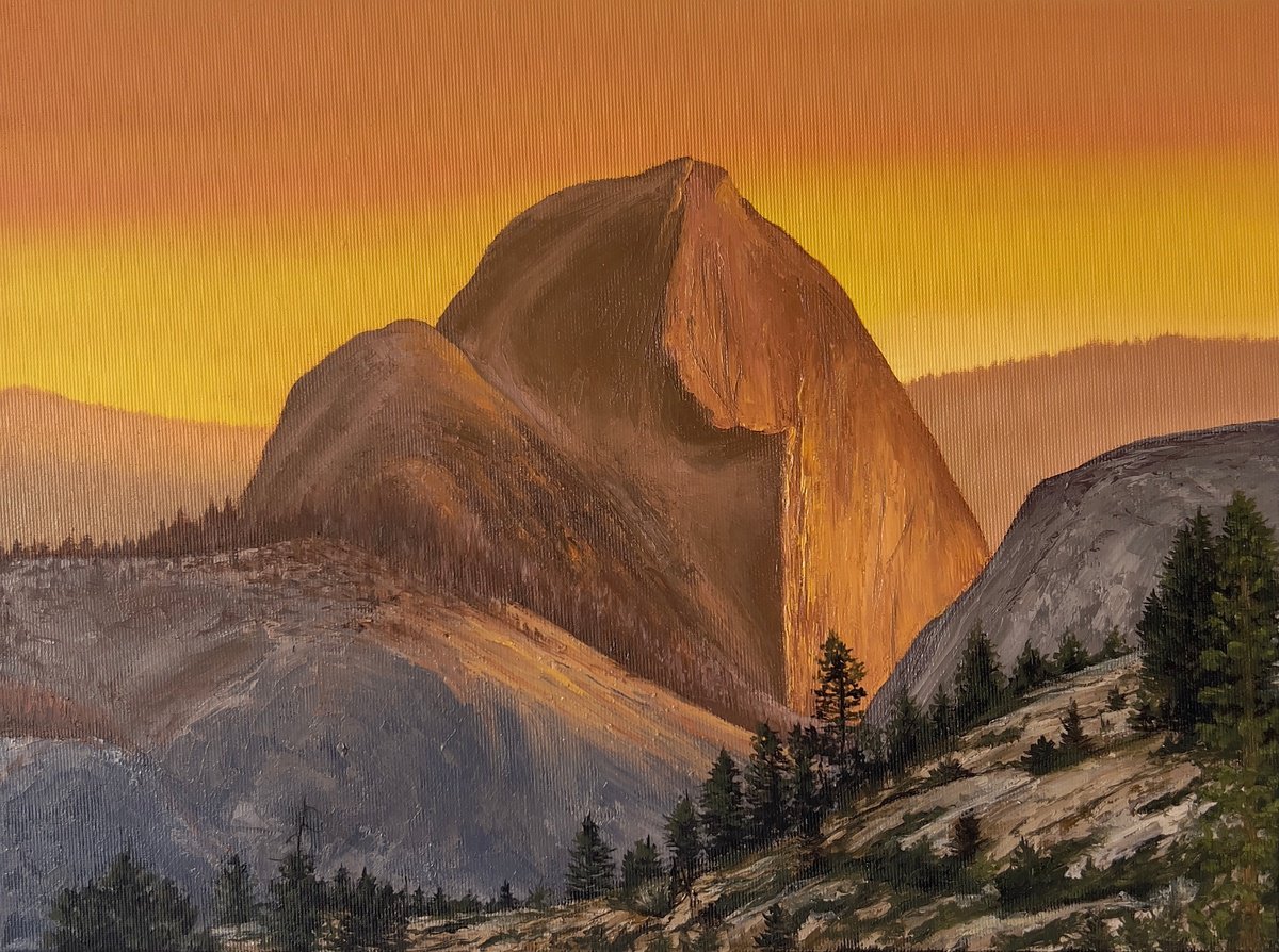 Glacier Point By Simona Nedeva, 16 X 12, Artwork For Sale On Artfinder