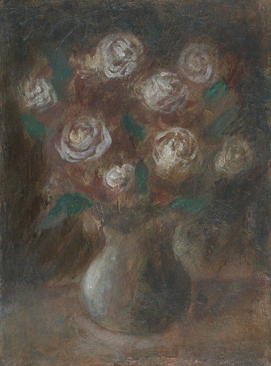 Roses In A Vase