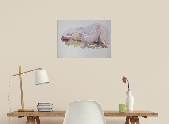 reclining female nude