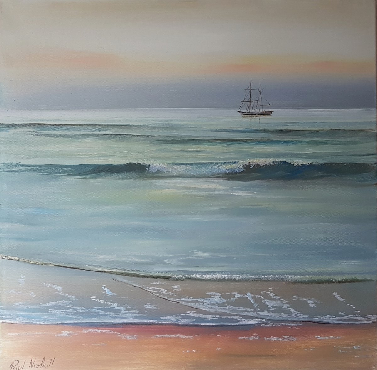 Alone with the sea by Paul Narbutt