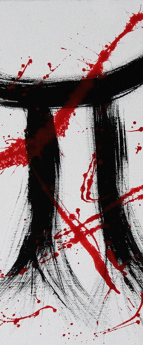 Expressionism  gestural # 3 by Paula Berteotti