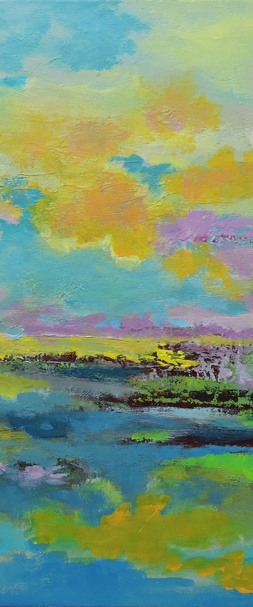 Yellow Clouds. by Veta  Barker