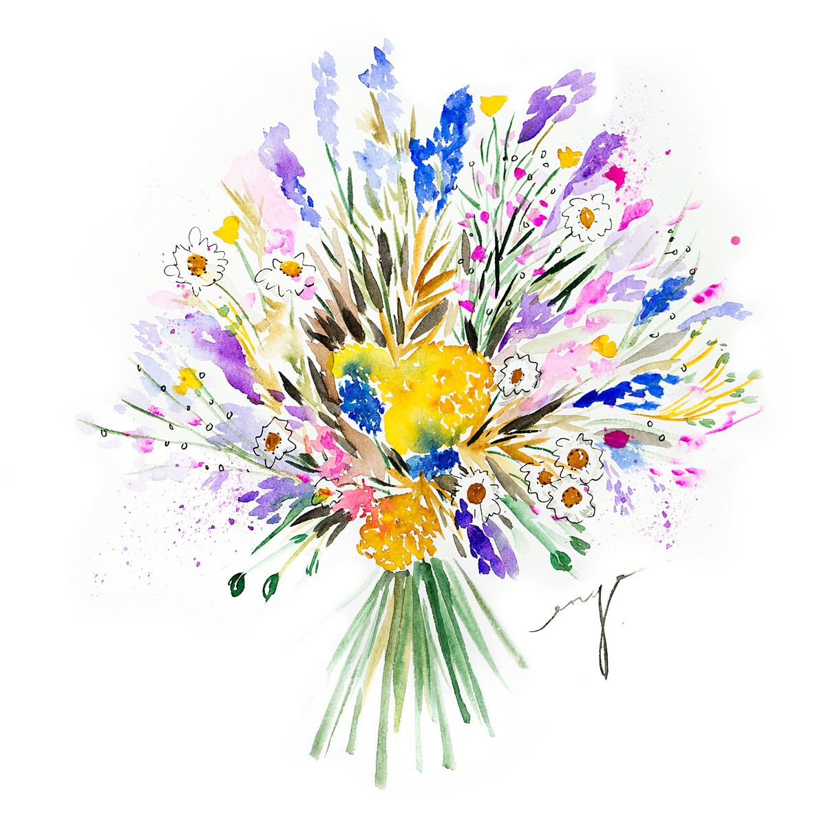 Meadow Bouquet by Enya Todd