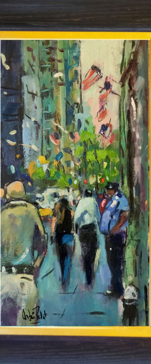 Policeman on 5th Ave. by Andre Pallat