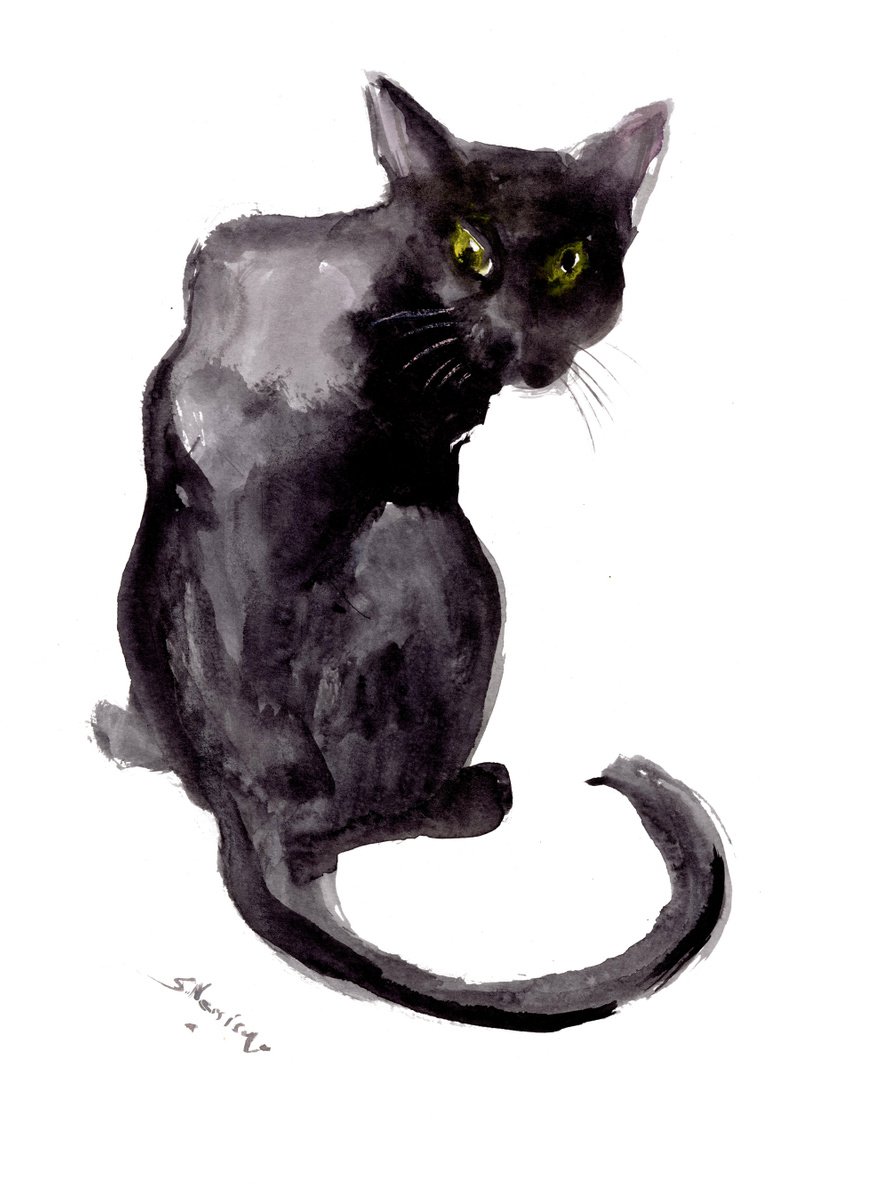 Black cat by Suren Nersisyan