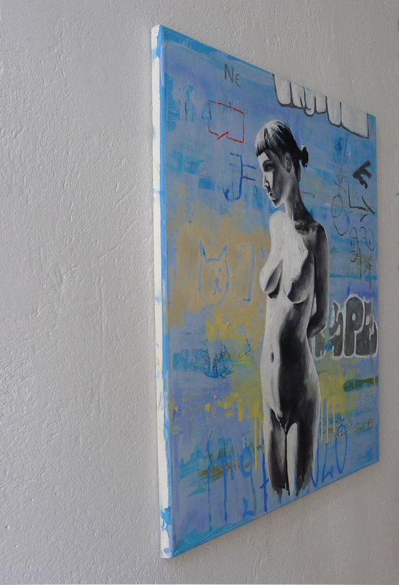 Blue hour - female nude