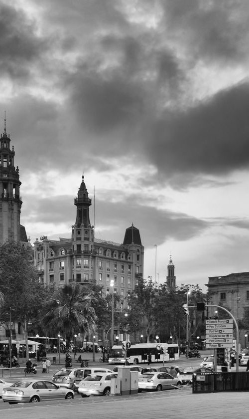 " Passeig de Colom, Barcelona "  Limited Edition 1 / 50 by Dmitry Savchenko