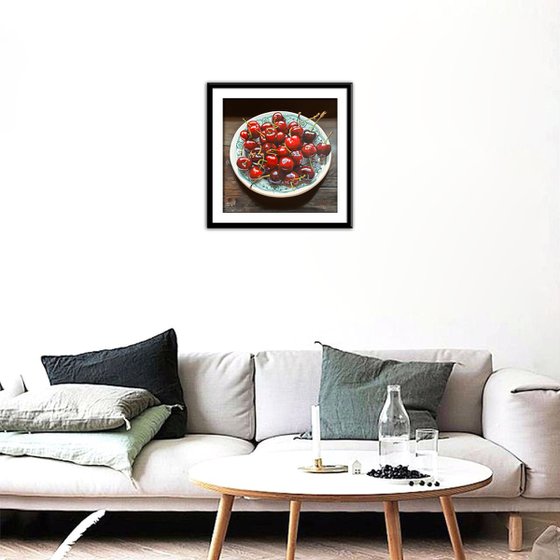 Cherries on a Plate II