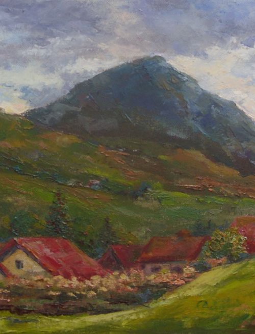 Evening in the Carpathians by Liubov Ponomarova