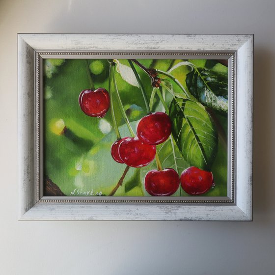 Cherry, Framed Painting