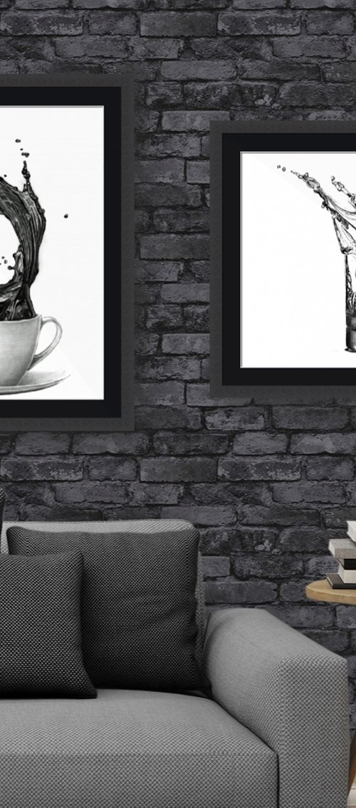 Whisky & Coffee Splash by Paul Stowe
