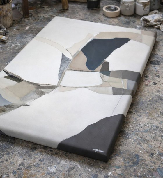 Muted Motion #2 pastel abstraction