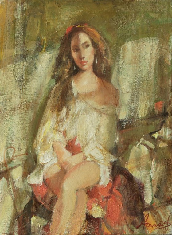 Lady in White