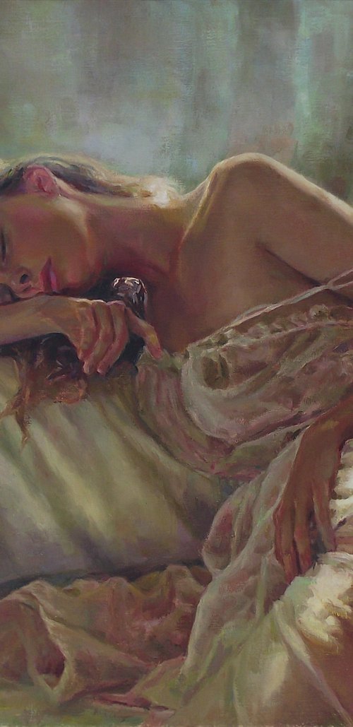 The sleeping lady by Vachagan Manukyan