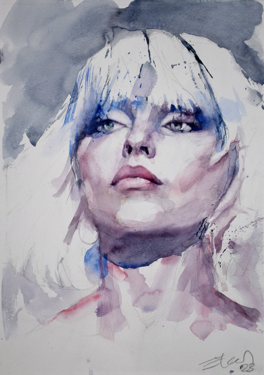 Debbie 4 by Goran Zigolic Watercolors