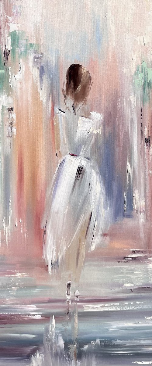 Lady abstract by Tanya Stefanovich