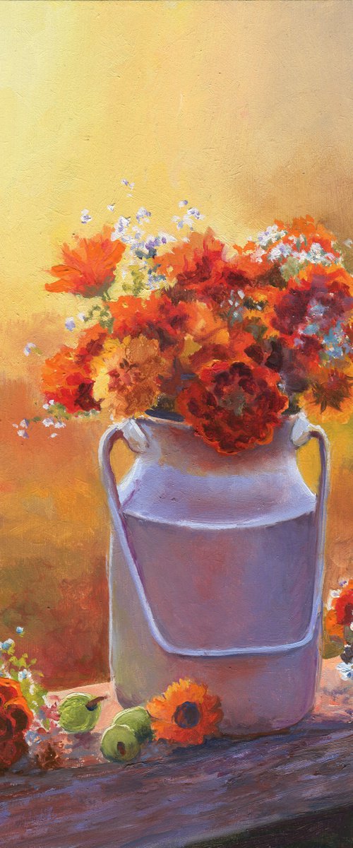 'The old milk churn' by Lucia Verdejo