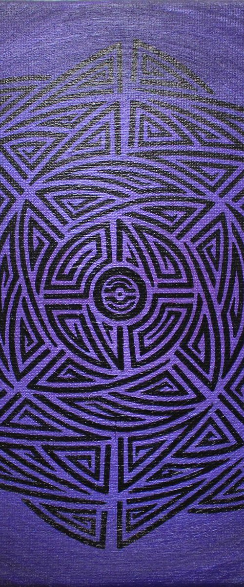 Tribal purple by Jonathan Pradillon