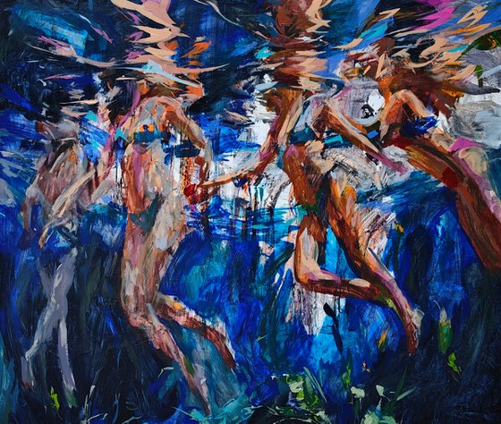 Drifting Under the Blue