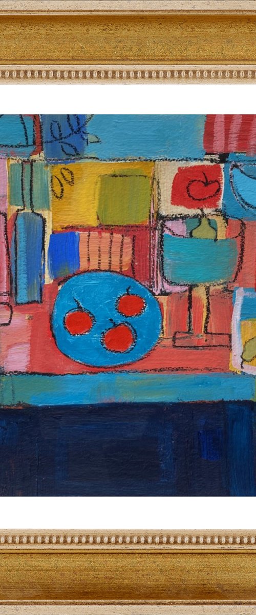 Still Life with Apples and Pears by Jan Rippingham