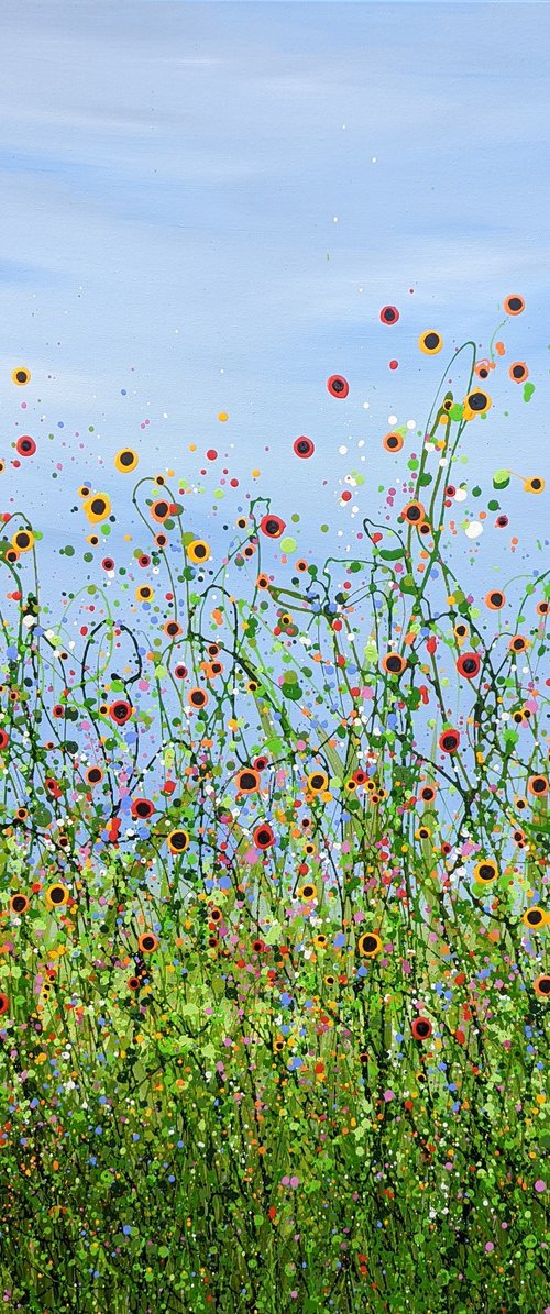 Morning Poppy Meadows #20 by Lucy Moore