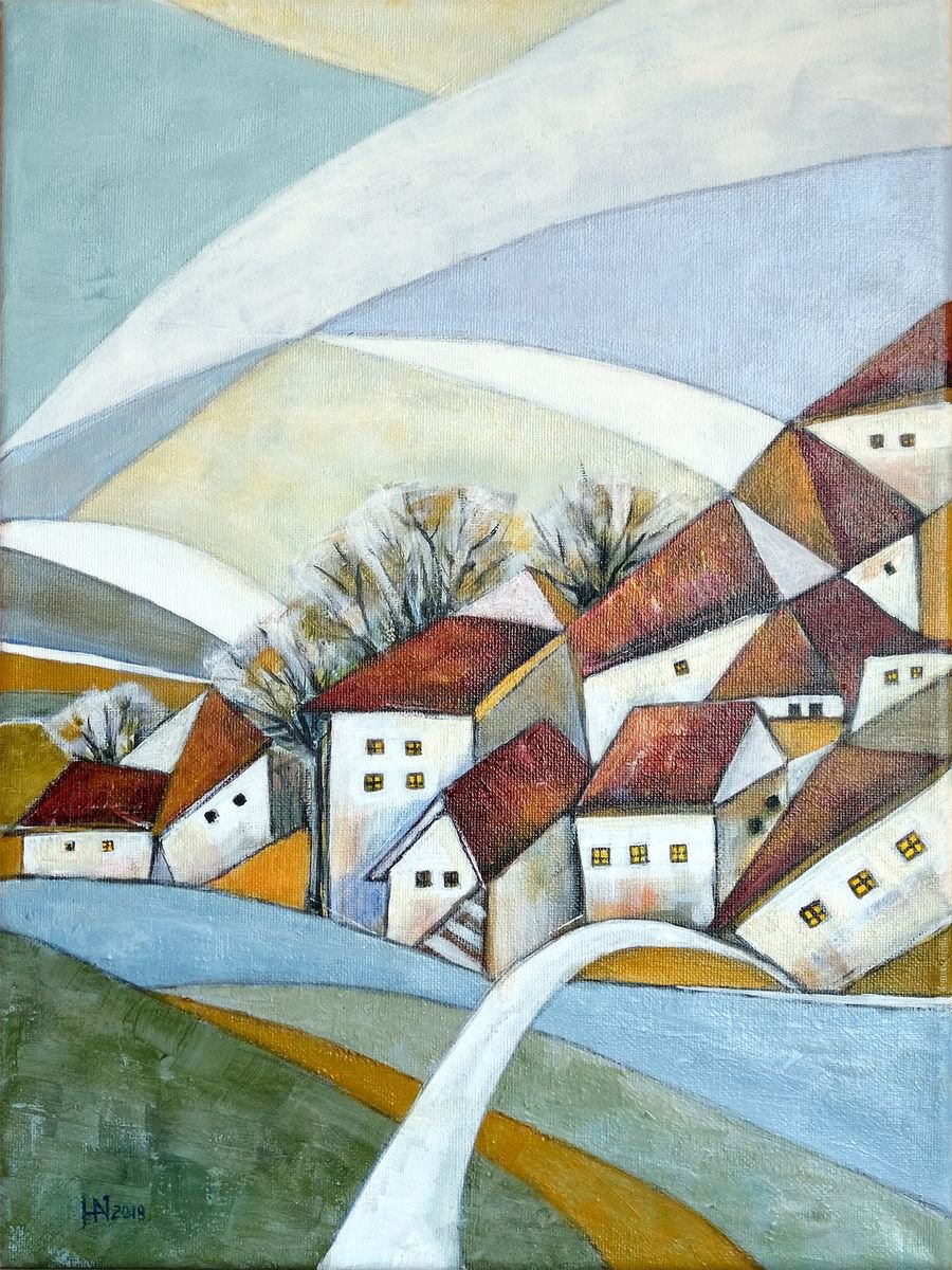 Quiet village by Aniko Hencz