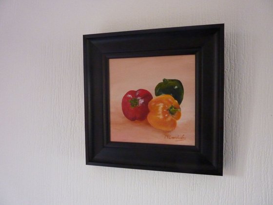 Trio of Peppers - FREE FRAME