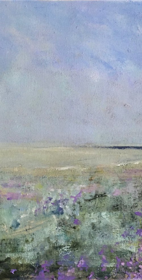 Soft Valerian Beach by Nikki Wheeler