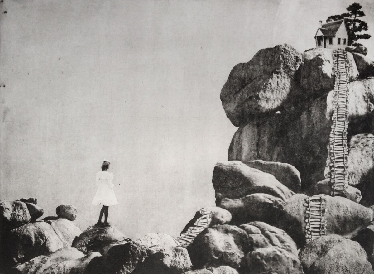 Landscape Etchings & Engravings By Jaco Putker, 20 X 16, Estate No.2, Original Artwork