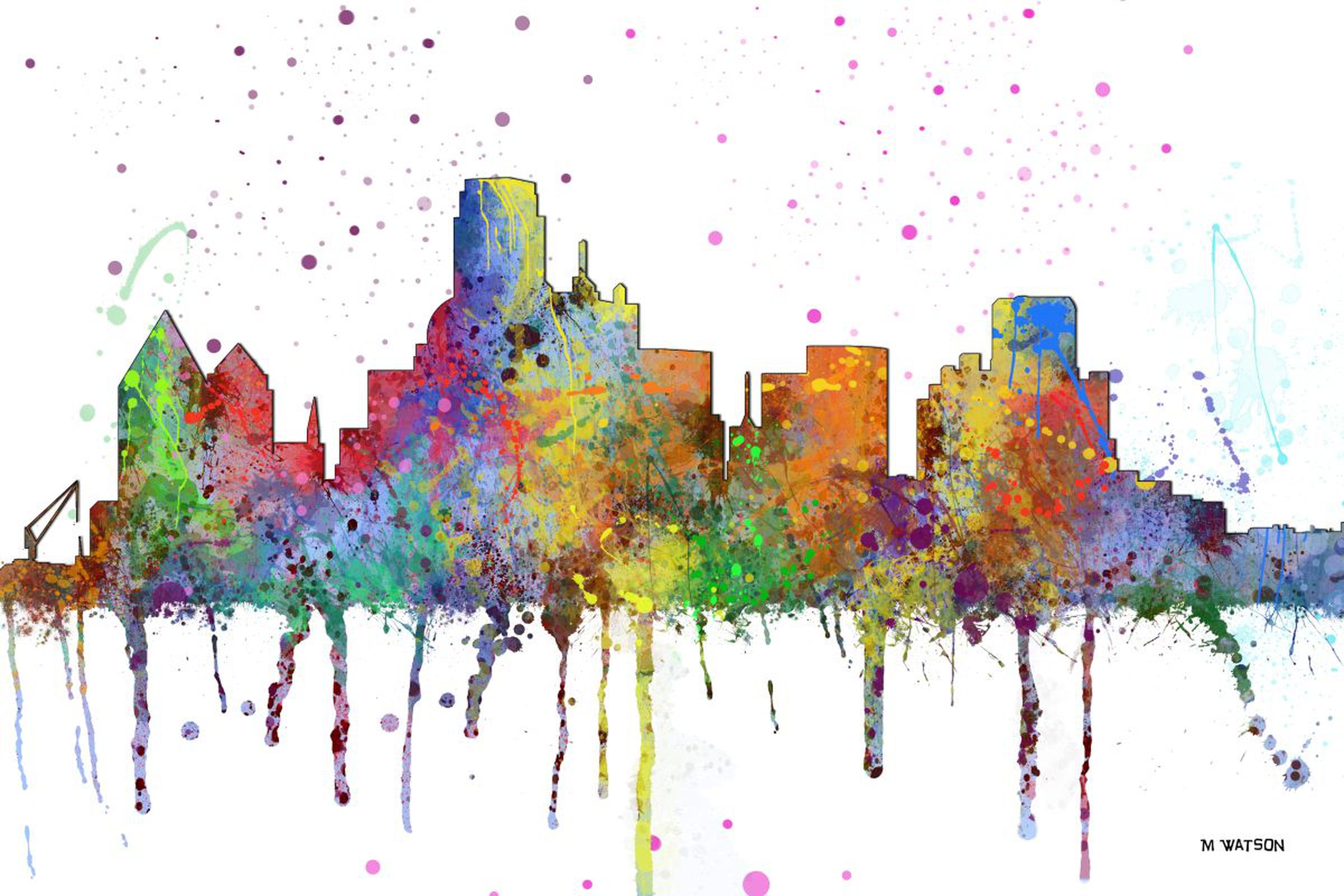 Dallas Skyline Mclr1 By Marlene Watson Artfinder