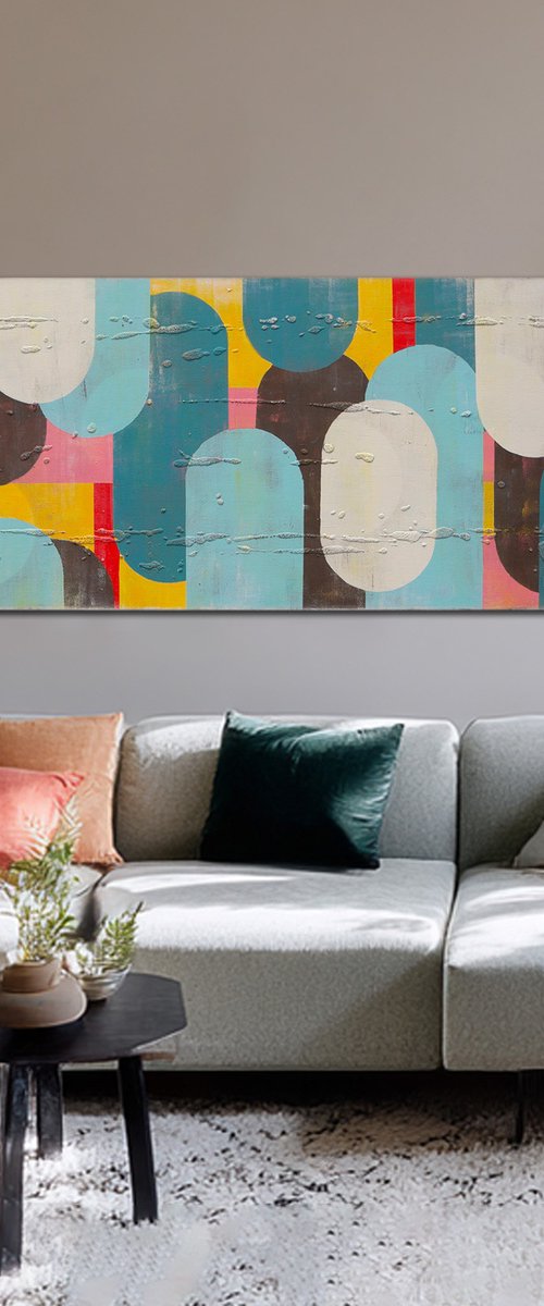 Traffic pink landscape by Ronald Hunter