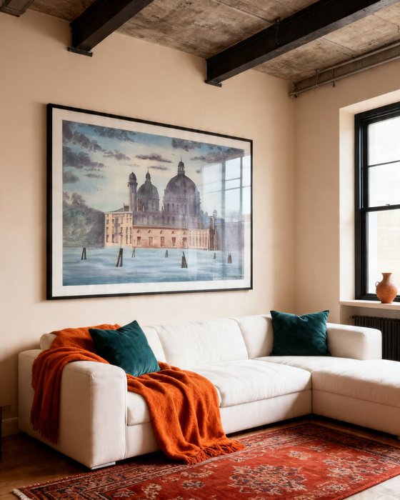 Warm Foggy Sunrise in Venice